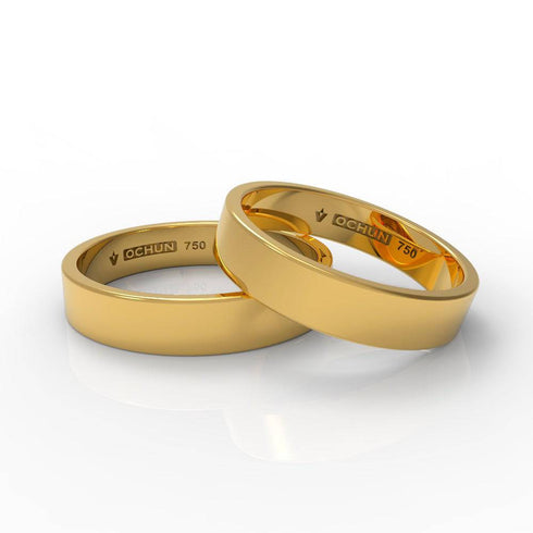Ramish Quad - Anillos De Matrimonio Oro 18K - Ochun Joyeros - Ochun Joyeros